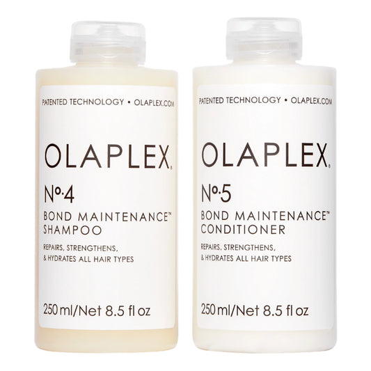 OLAPLEX Nº·4 Bond Maintenance Shampoo (250 ml) OLAPLEX Nº·5 Bond Maintenance Conditioner (250 ml)